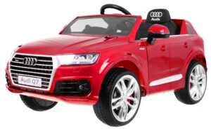 Audi Q7 Quattro S-Line na akumulator Lakier Czerwony SUV + Pilot