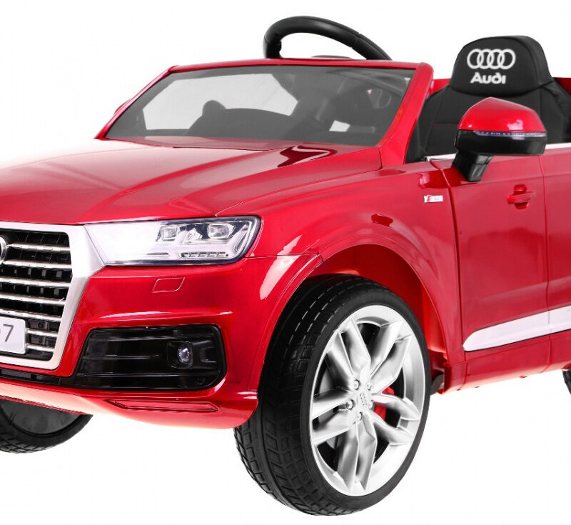 Audi Q7 Quattro S-Line na akumulator Lakier Czerwony SUV + Pilot