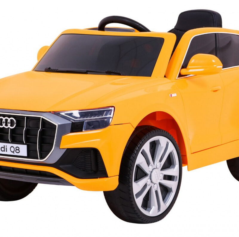 Audi Q8 Lift, SUV na akumulator dla dzieci Żółty + Pilot