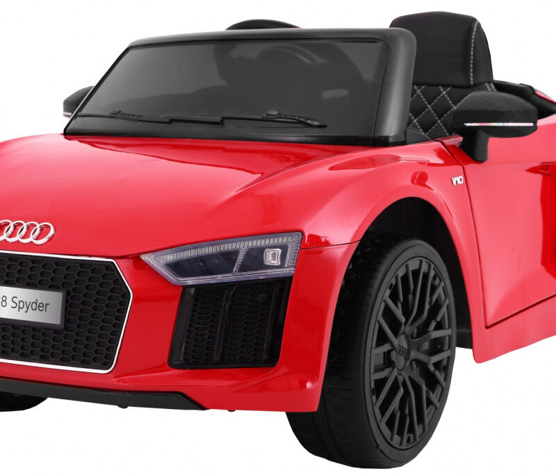 Audi R8 Spyder na akumulator Lakier Czerwony + Pilot