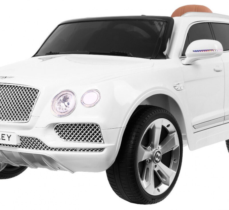 Auto na akumulator Bentley Bentayga dla dzieci, Biały