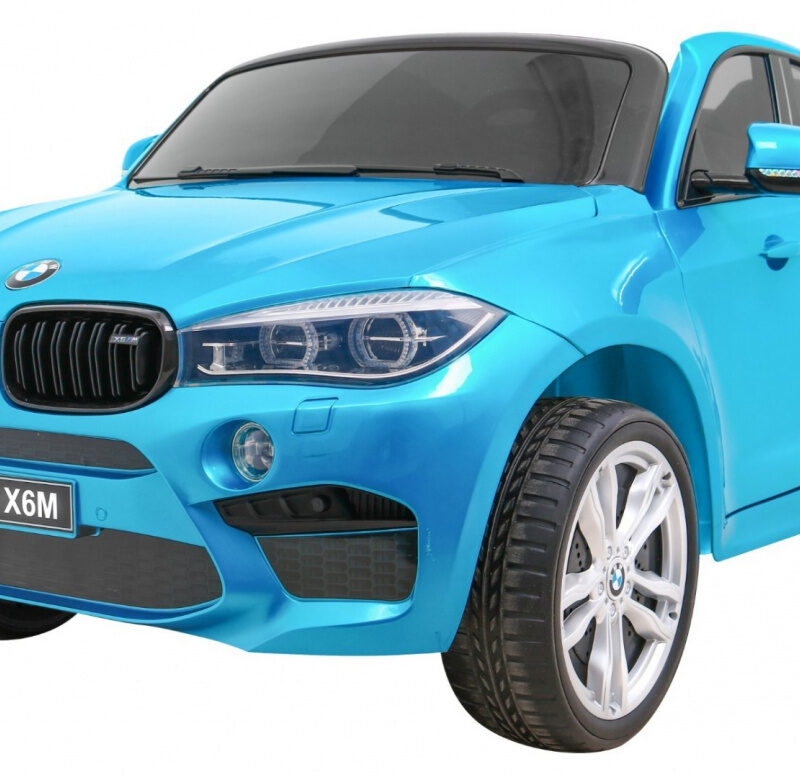 SUV BMW X6M XXL dla 2 dzieci Lakier Niebieski + Pilot