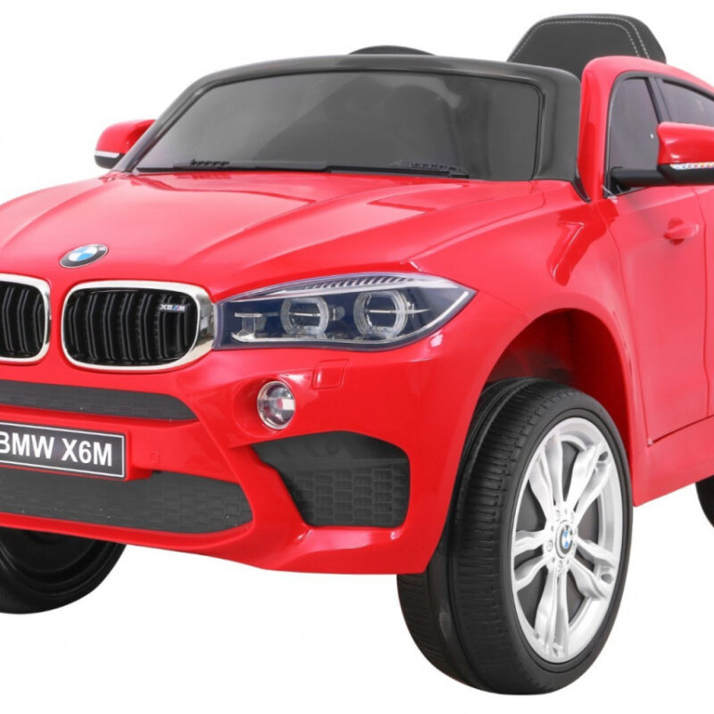 BMW X6M Elektryczne Autko dla dzieci - Czerwony SUV + Pilot