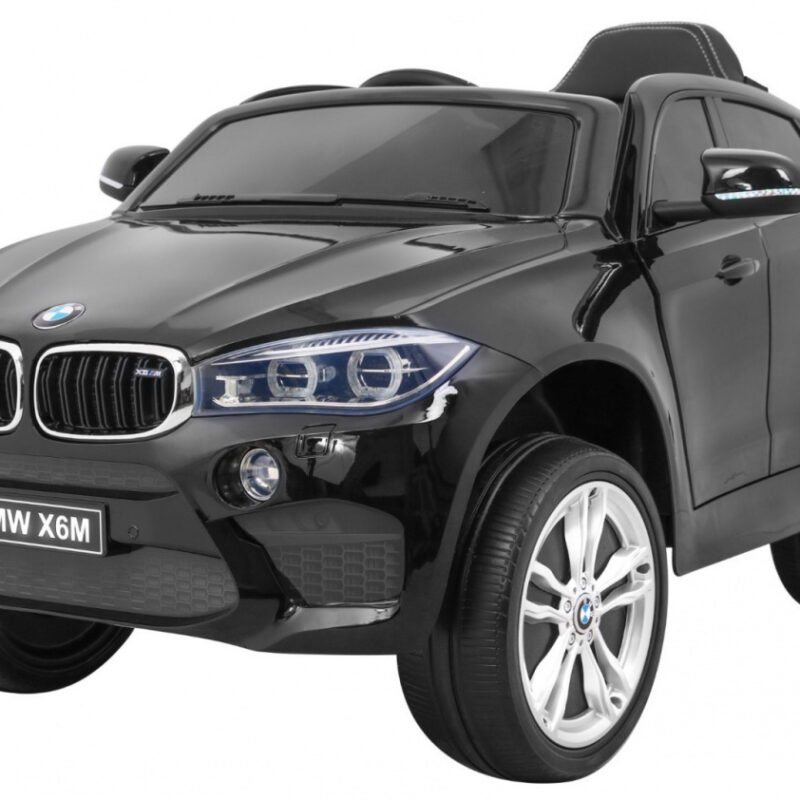 BMW X6M Elektryczne Autko dla dzieci - Czarny SUV + Pilot