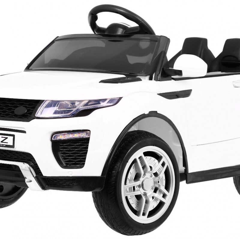 Autko Rapid Racer elektryczne dla dzieci, Biały SUV + Pilot