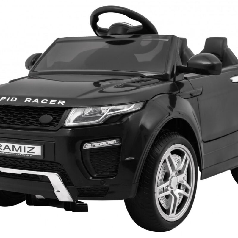 Autko Rapid Racer elektryczne dla dzieci, Czarny SUV + Pilot