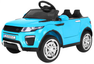 Autko Rapid Racer elektryczne dla dzieci - Niebieski SUV + Pilot