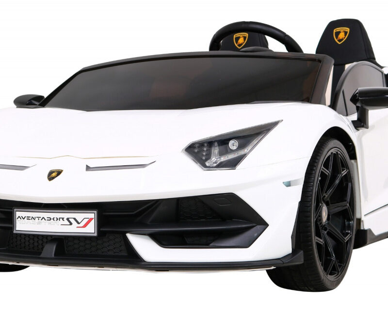 Lamborghini SVJ DRIFT dla 2 dzieci Biały + Funkcja driftu + Pilot