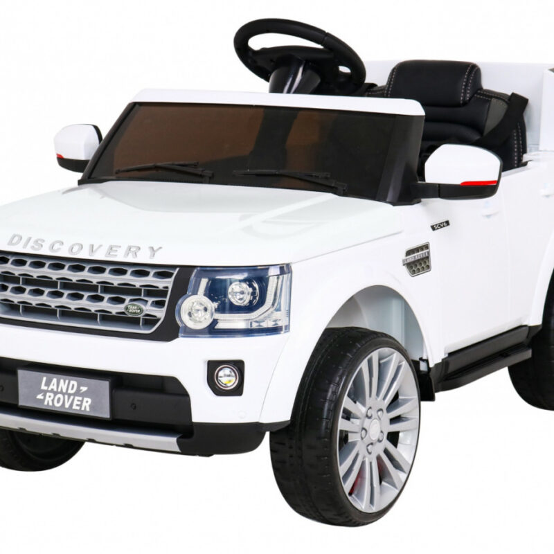 Land Rover Discovery Autko elektryczne dla dzieci Biały SUV + Pilot