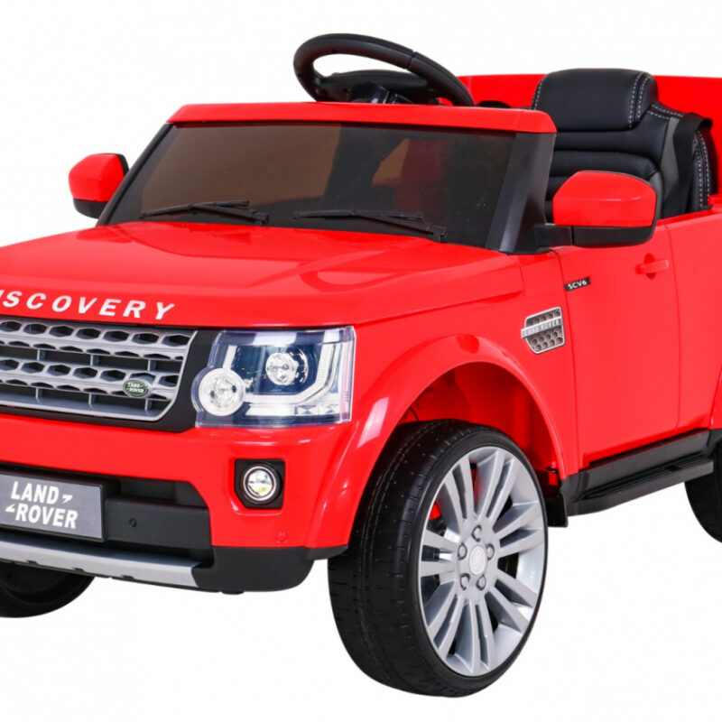 Land Rover Discovery Autko elektryczne dla dzieci, Czerwony SUV + Pilot
