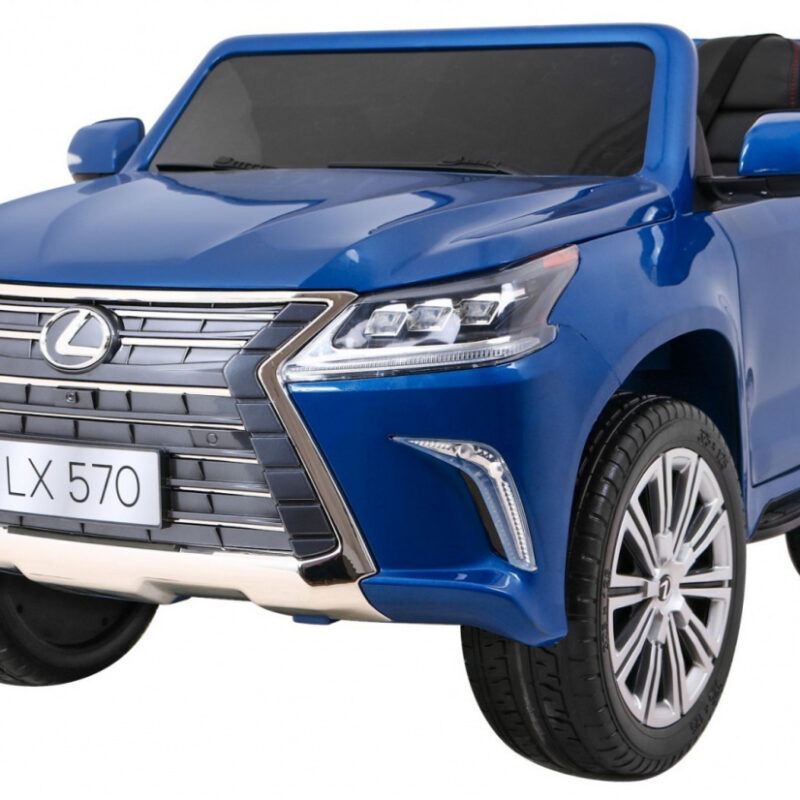 Lexus LX570 Lakierowane Autko dla 2 dzieci Niebieski  SUV + Pilot