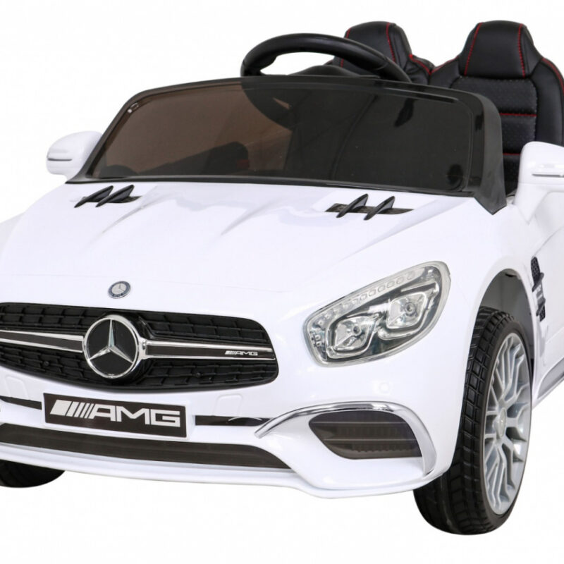 Mercedes Benz AMG SL65 S elektryczny dla dzieci Biały + Pilot