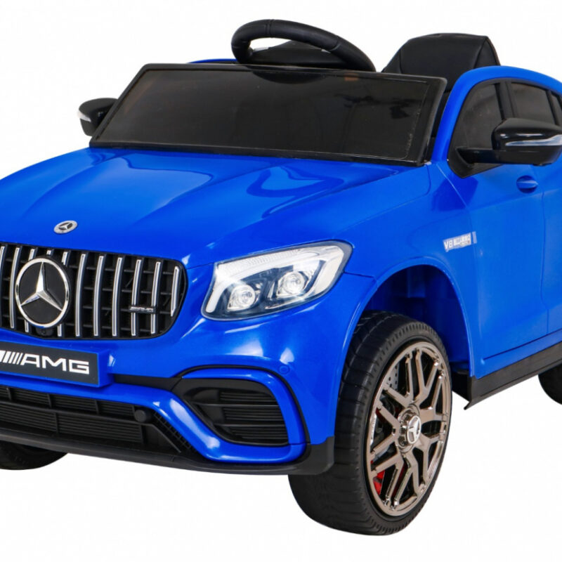 Mercedes Benz GLC63S dla dzieci Niebieski SUV z pilotem