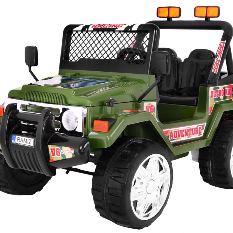 Terenowy Raptor Drifter na akumulator dla dzieci Zielony + Pilot