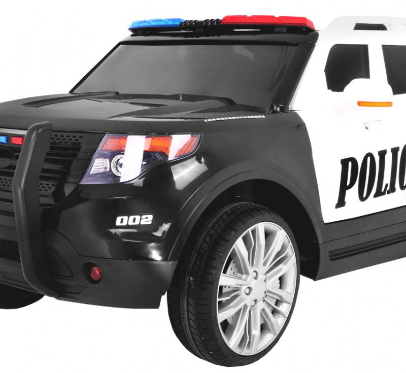 Auto SUV Police na akumulator dla dzieci + Syreny + Światła + Megafon + Pilot
