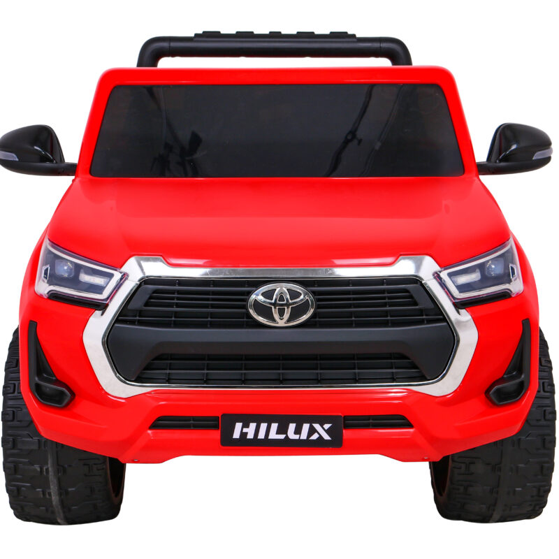 Toyota Hilux na akumulator dla dzieci Czerwony Pickup + Napęd 4x4 + Pilot