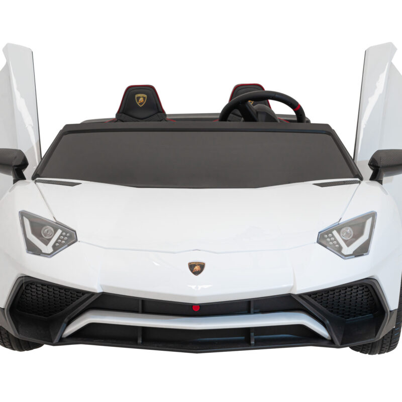 Auto Lamborghini Aventador SV na akumulator dla 2 dzieci Biały