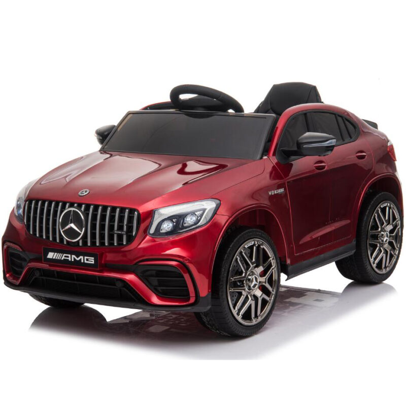 Mercedes Benz GLC63S LIFT dla dzieci Wiśniowy Lakier na akumulator