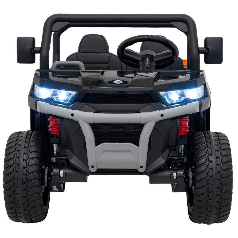 Auto Pick-Up Speed 900 dla dzieci Czarny + Napęd 4x4 + Ruchomy kiper + Bagażnik + Pilot + Łopatka + Audio LED