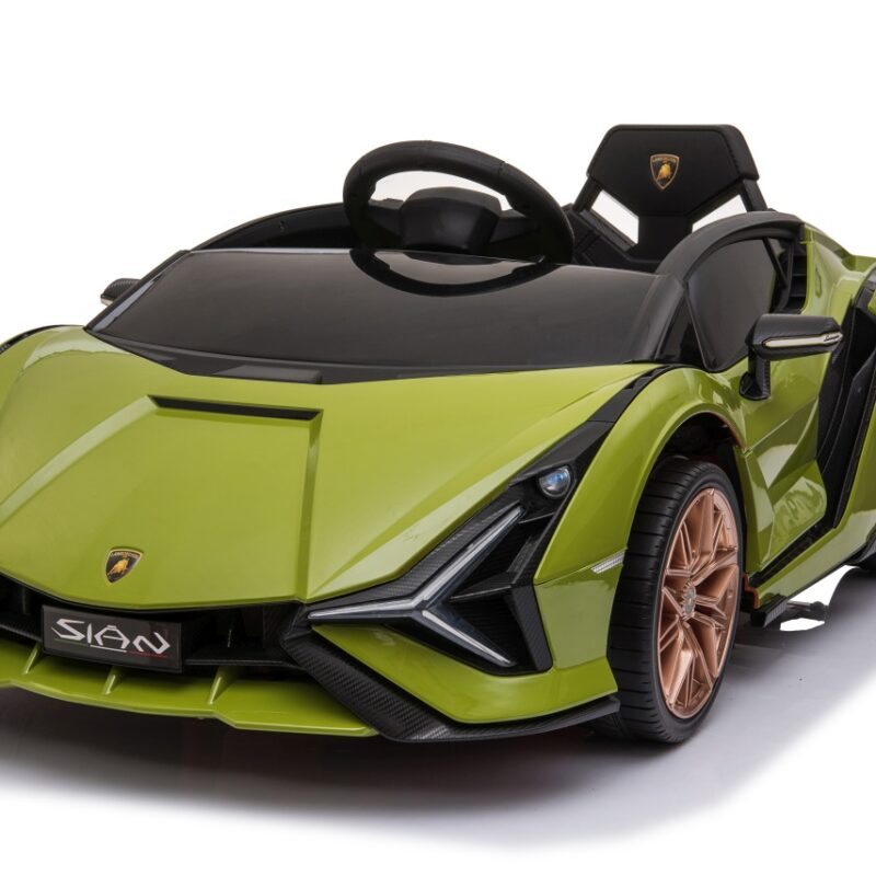 Lamborghini SIAN na akumulator dla dzieci Zielony + Pilot + EVA + Wolny Start + Audio LED