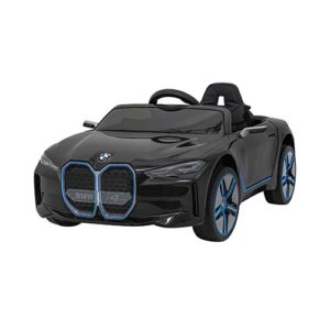 Autko BMW i4 na akumulator dla dzieci Czarny Koła EVA Pilot