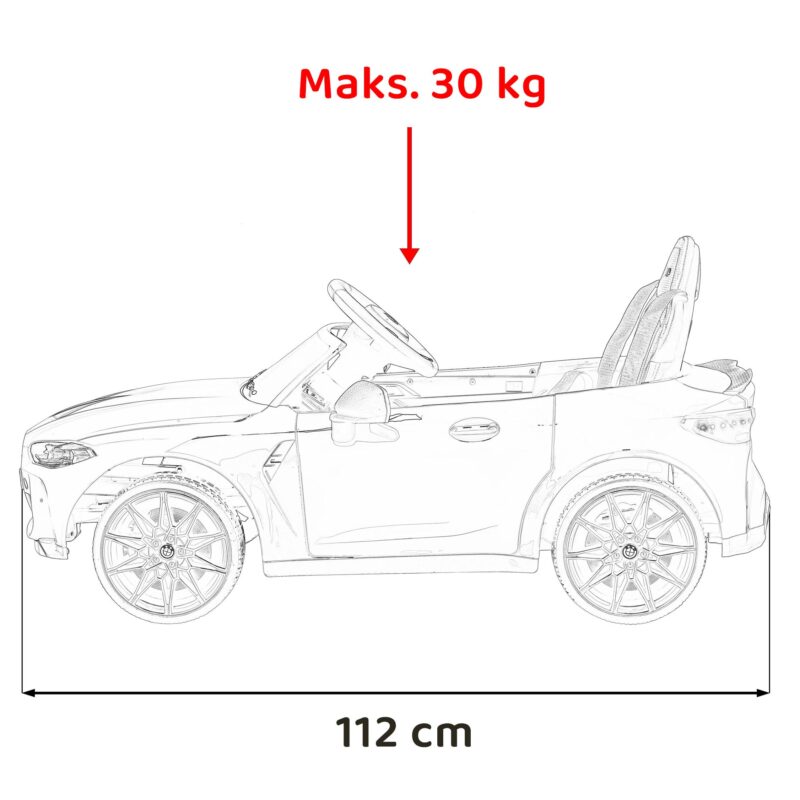 Pojazd, samochód BMW M4 Biały