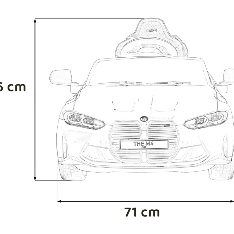 Pojazd, samochód BMW M4 Czarny