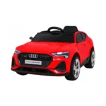 audi etrone czerwony 1