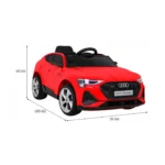 audi etrone czerwony 2