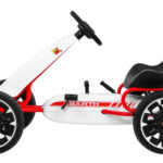 Gokart ABARTH na pedały Biały 3