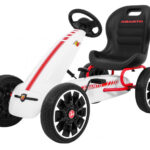 Gokart ABARTH na pedały Biały 5