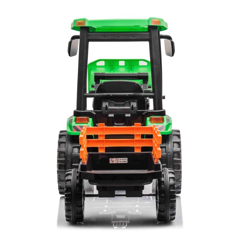 Pojazd MEGA Traktor D68 Z Przyczepką Zielony