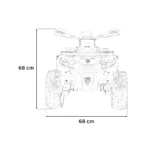 Quad Can Am Outlander ATV Czarny 2