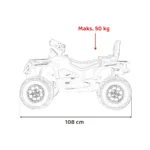 Quad Can Am Outlander ATV Szary 3