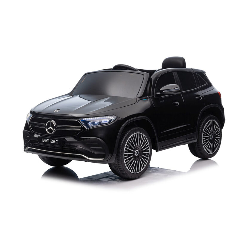 Mercedes EQA 250 dla dzieci Czarny – Moc 4x35W, Bluetooth, światła LED, pilot