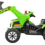 Dziecięcy Traktor Spychacz 12V zielony 5