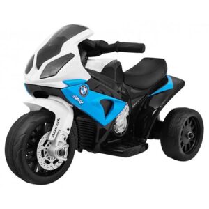 Elektryczny Motor BMW S1000 RR Mini dla Dzieci – Niebieski, z 3 Kołami, Dźwiękiem i Światłami LED