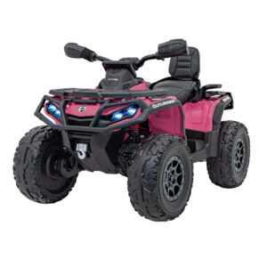 Can-Am Outlander REAL ATV dla dzieci Rózowy – 4x200W, Koła EVA
