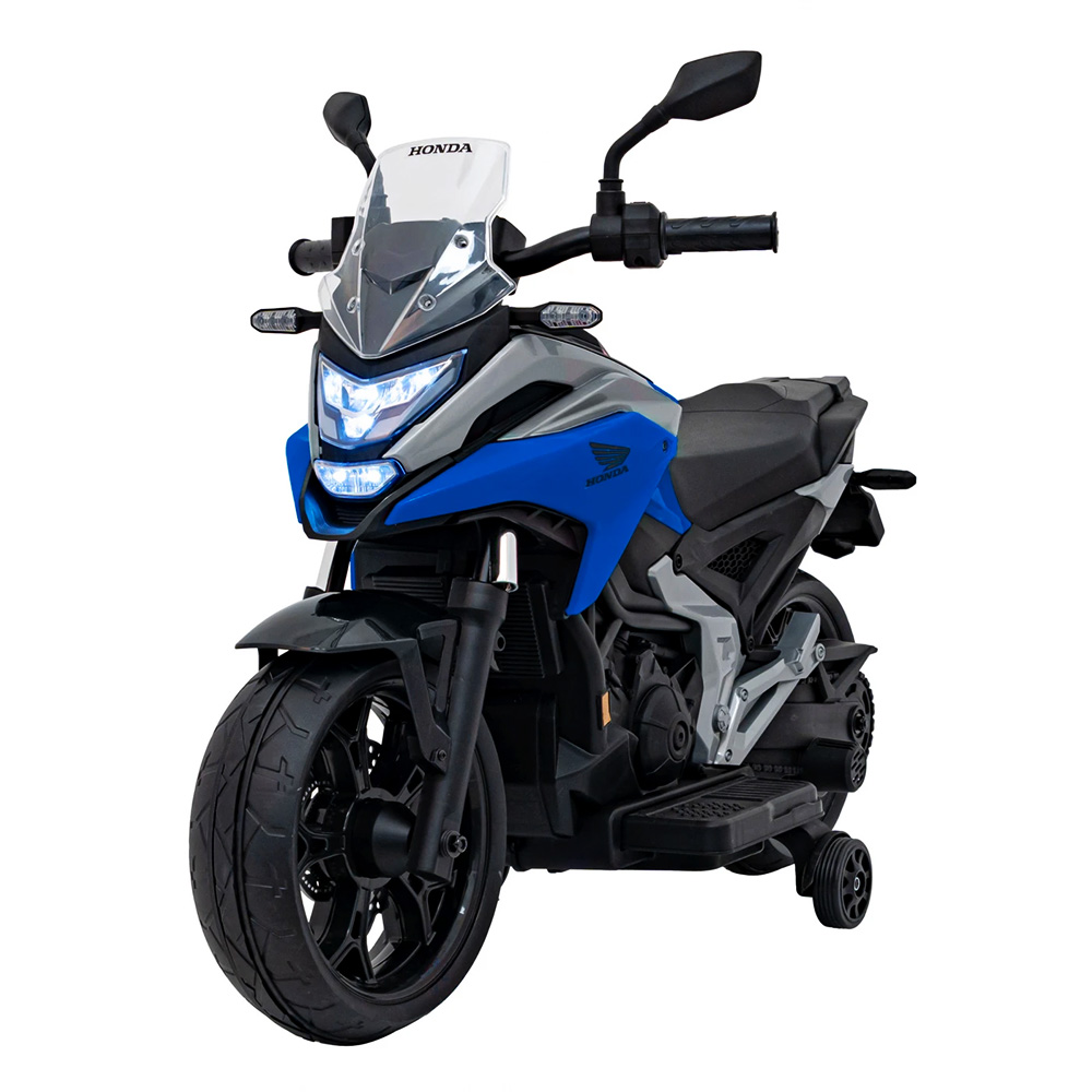 Motocykl Elektryczny Honda NC750X Niebieski – Dla Dzieci, 12V, Światła, Dźwięki, USB