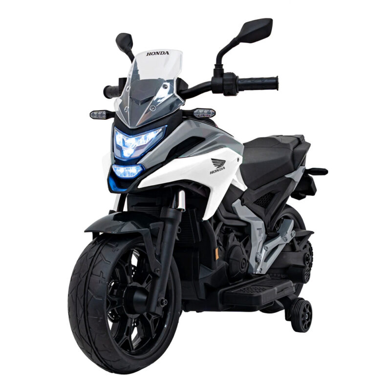 Motocykl Elektryczny Honda NC750X Biały – Dla Dzieci, 12V, Światła, Dźwięki, USB