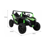 utv racing strong pompowane babywer zielony 8