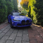 BMW M4 na akumulator niebieski babywer 8