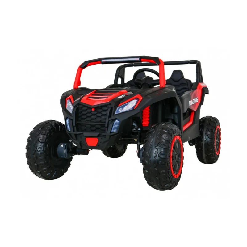 Buggy UTV Racing 24V14ah dla Dzieci Czerwony – Pilot, 4 Silniki 200W, Pilot 2.4 GHz 2-osobowy