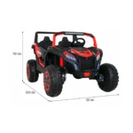Buggy utv 2000 racing czerwony babywer 2