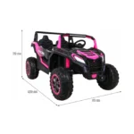 Buggy utv 2000 racing rozowy babywer 2
