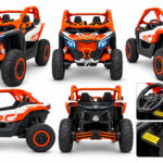 Pojazd Buggy Maverick Turbo RR Pomaranczowy pompowany babywer