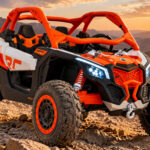 Pojazd Buggy Maverick Turbo RR Pomaranczowy pompowany babywer 3