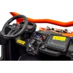 Pojazd Buggy Maverick Turbo RR Pomaranczowy pompowany babywer 7